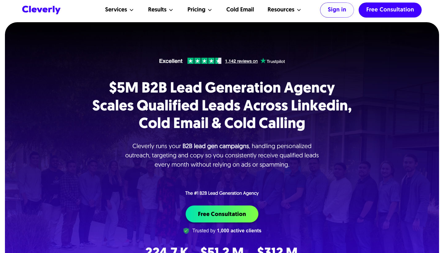 cleverly.co homepage